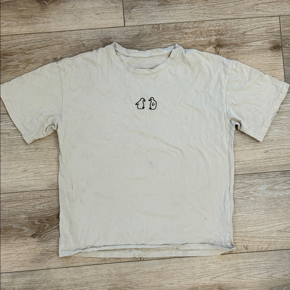 Cream Graphic T-Shirt